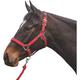 Mark Todd Deluxe Padded Headcollar With Lead Rope Pony Red - Red, PONY