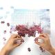 Wooden Puzzle 1000 Piece Jigsaw Puzzle for Creating Thinking Puzzles/Oriental/70 x 50 cm Large Puzzle to Improve Abilities