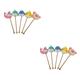 Healeved 10 Pcs Doll Massage Hammer Plush Massage Hammer Popplio Plush Massage Stick Scraping Massage Tool Shoulder Massage Cartoon Massage Hammer Body Casual Filled with Pp Cotton Toy