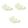 FOMIYES 600 Pcs Skin Care Scrub Ball Natural Silk Cocoons Natural Silkworm Scrub Facial Cleaning Balls Makeup Accessories Silkworm Finger Rub Facial Cleanser Balls White Face