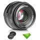 Meike 35mm F1.4 APS-C Large Aperture Wide Angle Manual Focus Lens for Canon EOS M-Mount Cameras EOS M M2 M3 M5 M6 M10 M50 M100