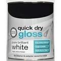 DECK INN 2 x Pure Brilliant White Gloss Paint 750ml For Wood & Metal