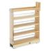 Rev-A-Shelf 448 5" Pull Out Cabinet Organizer W/Shelves (Certified Refurbished), Wood | 25.5 H x 5 W x 21.65 D in | Wayfair 448-BCBBSC-5C-RB