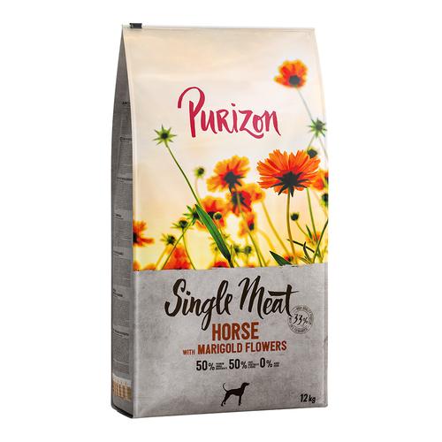 Purizon Single Meat Adult Pferd mit Süßkartoffel und Ringelblumenblüten - 12 kg