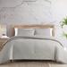 Videri Home Modern Clipped Comforter Set Polyester/Polyfill/Microfiber in Gray | King Comforter + 2 King Shams | Wayfair 104812
