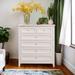 Modern Wood White Drawer Dresser Bar, Tableware Cabinet Buffet Console Table Lockers, For Bed Room, Living Room