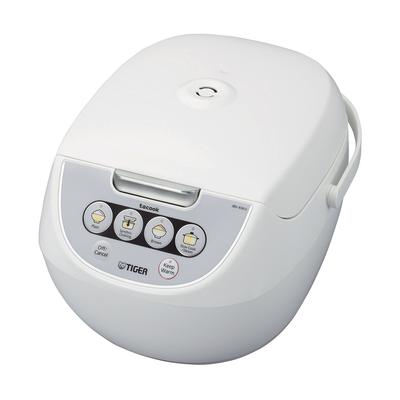 5.5-Cup (Uncooked) Micom Rice Cooker with Food Steamer Basket, White