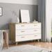 Drawer Dresser Storage Cabinet Buffet Cabinet Solid Wood Handle Table Leg For Bed Room, Living Room