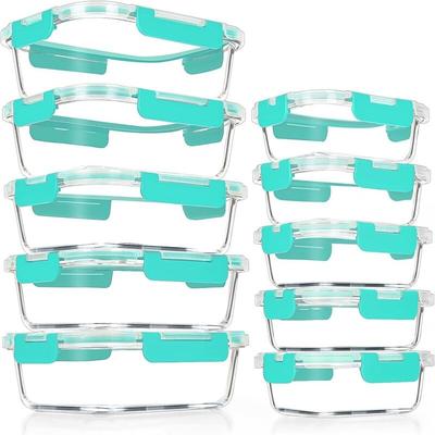 10 Pack Meal Prep ContainersSet with Lids