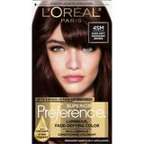 Get Radiant and Long-lasting Results with L Oreal Paris Superior Preference Hair Color - 4Sm Dark Soft Mahogany Brown Pack Of 1