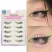 False Eyelashes Fox Eye Multi-Layered Fluffy Volume Long Thick Lashes for Cosplay Party Makeup