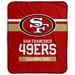 Pegasus San Francisco 49ers 50" x 60" Stripes Personalized Fleece Blanket