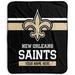 Pegasus New Orleans Saints 50" x 60" Stripes Personalized Fleece Blanket