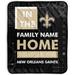 Pegasus New Orleans Saints 50" x 60" "We Cheer" Personalized Fleece Blanket