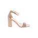 Sam Edelman Heels: Tan Solid Shoes - Women's Size 7 - Open Toe