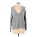 Project Social T Pullover Hoodie: Gray Tops - Women's Size Small