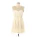 Needle & Thread By Francesca's Casual Dress: Ivory Dresses - Women's Size Large