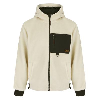 Coats / Jackets Wafai Hooded Teddy Borg Fleece Jacket Top in Natural / XL - Tokyo Laundry