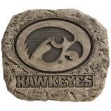 Iowa Tiger Hawk Logo 11"H Trevia Graystone Stepping Stone