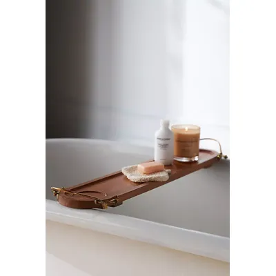 Claudia Acacia Wood Bath Tray