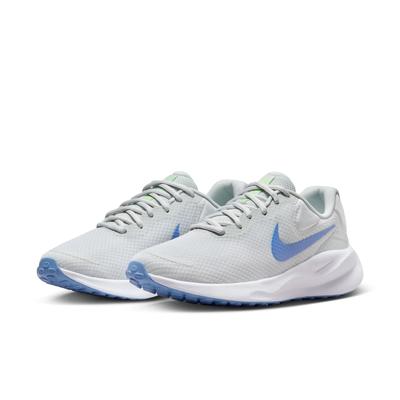 Laufschuh NIKE "Revolution 7", Gr. 36,5, blau (hellblau), Textil, Synthetik, sportlich, Schuhe