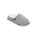 Women's Textured Knit Clog With Fur Lining Slippers by GaaHuu in Grey (Size SMALL 5-6)