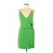 Zara Basic Casual Dress: Green Dresses - Women's Size Medium