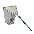 SISWIM Fish Net 2m Foldable Fishing Net Telescoping Large Triangular Quick Landing Net Pole Folding Landing Net for Fly Fishing Lure Trap Mesh Fish Landing Net