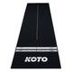 KOTO Black Carpet Dart Mat 285 x 80 cm, Carpet Dart Mat, Rubber Dart Mat, 4 Throw Lines, Center Line, & Floor and Dart Protection Function, Professional Use