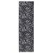 Black/White 4' x 26' Area Rug - Everly Quinn Ellerslie Animal Print Machine Woven Nylon Area Rug in Black Nylon | Wayfair