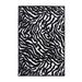 Black/White Rectangle 10' x 20' Area Rug - Everly Quinn Ellerslie Animal Print Machine Woven Nylon Area Rug in Black Nylon | Wayfair