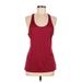 Nike Active Tank Top: Burgundy Activewear - Women's Size Medium