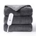 Heated Electric Blanket Throw, Flannel Heating Blankets