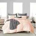 Oversized King Size Egyptian Cotton 1000 Thread Count Duvet Cover Solid Ultra Soft & Breathable 3 Piece Luxury Soft Wrinkle Free Cooling Sheet (1 Duvet Cover with 2 Pillowcases Peach)