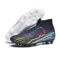 Men s Soccer Shoes FG Soccer Cleats High Top Outdoor Indoor Professional Youth Boys Football Shoes Unisex