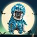 Dog Cat Octopus Costumes Pet Halloween Cosplay Dress Funny Octopus Costume for Small Puppy Dogs Blue