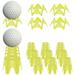 15Pcs Plastic Golf Tees Lightweight Golf Simulator Tees Portable Golf Mat Tees with for Home Outdoor Indoor Reusable High and Low Golf Simulator Tees for Turf and Driving Range
