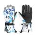 Ski Gloves Waterproof Snow Gloves Winter Gloves for Cold Weather Touchscreen Snowboard Gloves Warm - blue