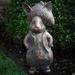 Outdoor Ornaments Home Decor Resin Rabbit Outdoor Statues Ornament Decoration Garden Sculpture Easter Statues Decor Lovely Statues Animals Figurines For Garden Courtyard