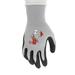 MCR Safety 9673 NXGÂ® Work Gloves 13 Gauge Gray Nylon Black Nitrile Foam Coated Palm and Fingertips