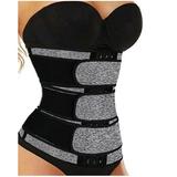 Noarlalf Womens Lingeries Fashion Women Three Belts Corset Sports with Breastplate Stylish Tunic Corset Women s Lingerie Sexy Lingerie Shapewear for Women Grey 3XL