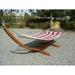 Quilted Red Stripe Double Padded Hammock Bed W/Pillow. 2 Person Bed. 425 LB Capacity. Stand NOT Included