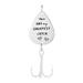 1pc Personalized Fishing Lure Hook Engraved Fishing Hook Lure Fatherâ€˜s Day Gift