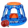 IBASETOY Inflatable Basketball Water Basketball Game Pool Float with 2pcs Inflatable Basketballs and 1pc Pump