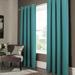 RT Designers Collection Anchorage Blackout Grommet Curtain Panel 54 x 63 Turquoise