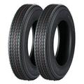 Set of 2 New All Steel 6PR Trailer Tires Load Range G & and Speed Range J Heavy Duty ST Trailer Tire for Travel/Camper/Landscape/Cargo/Boat/Hauler