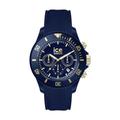 Ice-Watch - ICE chrono Dark blue gold - Blaue Herrenuhr mit Plastikarmband - 021601 (Medium)