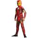 Rubies Avengers Offizielles Iron Man-Kostüm für Kinder, Größe 7 – 8 Jahre – Superhelden-Kostüm für Kinder, Marvel mit Overall und Maske, ideal für Halloween, Karneval, Weihnachtsgeschenk