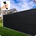 Royal Shade 8' H Fence Privacy Screen Windscreen Cover Netting Mesh Fabric Cloth Mesh in Black | 96 H x 672 W x 1 D in | Wayfair rsfs8x56black