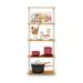 Ebern Designs Alieza 57.4" H x 23.6" W Wood Standard Bookcase Wood in Brown | 57.4 H x 23.6 W x 11.6 D in | Wayfair